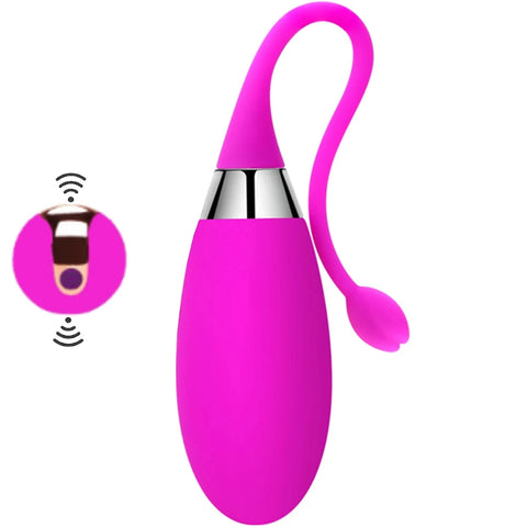Private Mini Massager Şarjlı Kumandalı Yumurta Vibratör – Mor