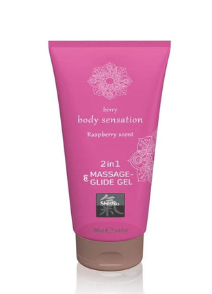 Hot Shiatsu Massage & Glide Gel 2in1 Raspberry Masaj ve Kayganlaştırıcı Jel 200ml