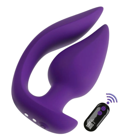 RC 2'si 1 Arada Kumandalı Unisex Külot Vibratörü ve Plug