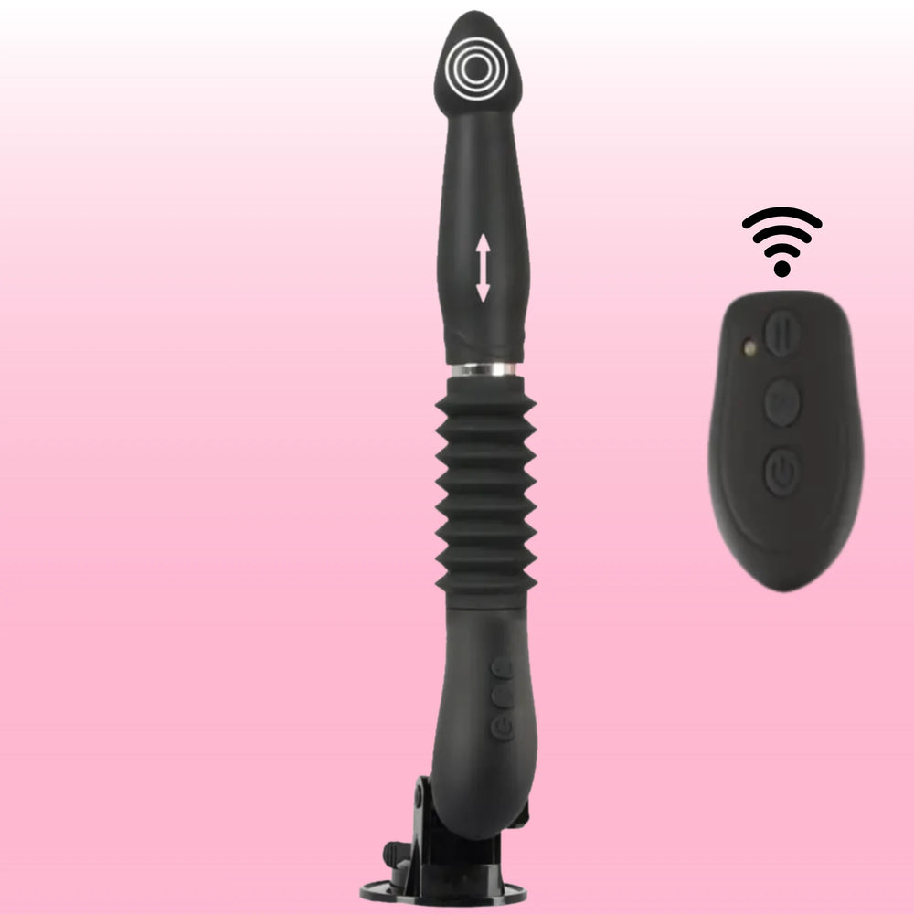 RC Fucking Machine Kumandalı Vantuzlu İleri Geri Hareketli Vibratör