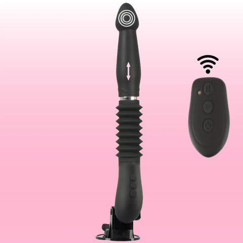 RC Fucking Machine Kumandalı Vantuzlu İleri Geri Hareketli Vibratör