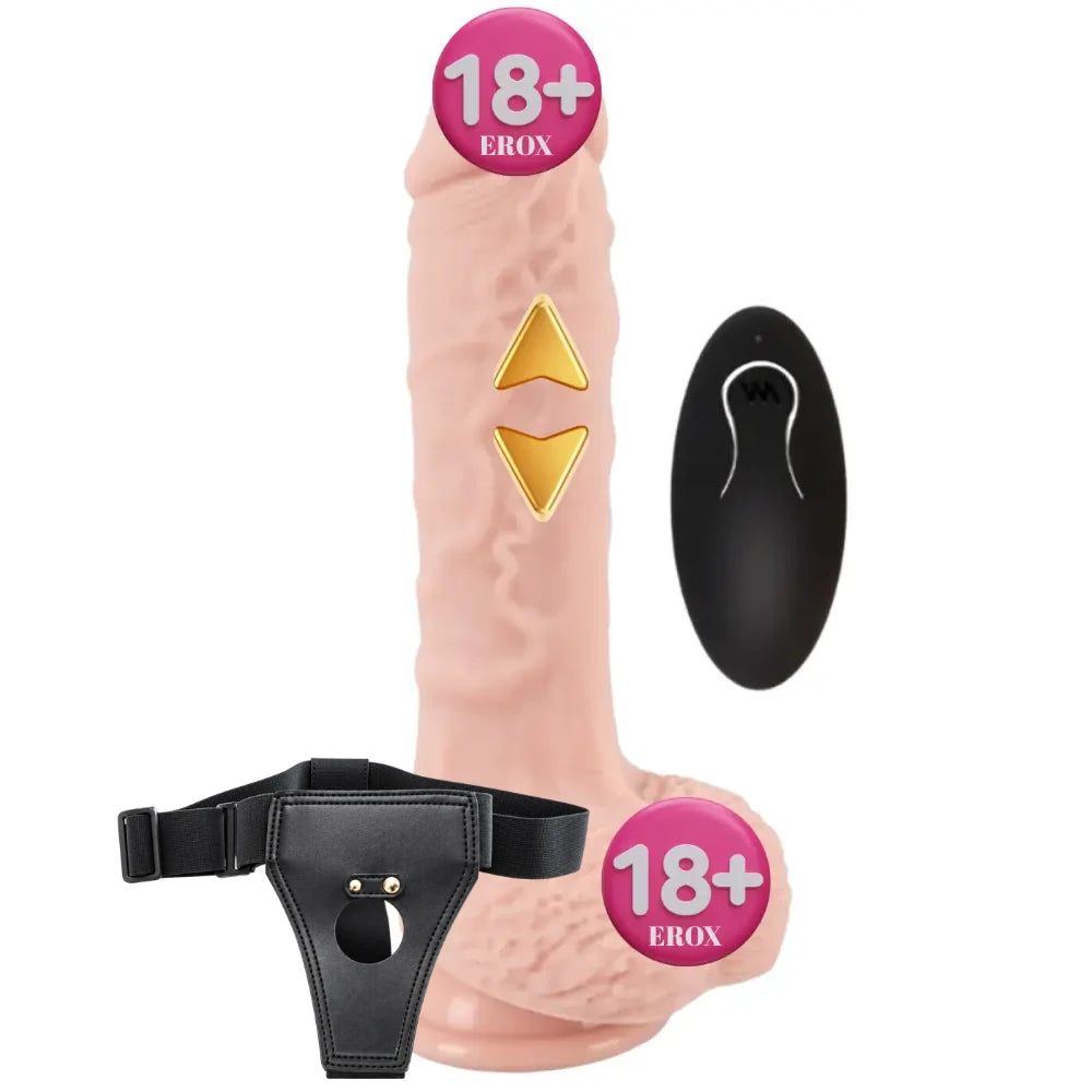 RC uzaktan kumandalı hareketli dildo – görsel 1