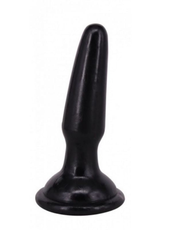 Realistik Siyah Silikon Plug – 11,5 cm, Anal ve Vajinal