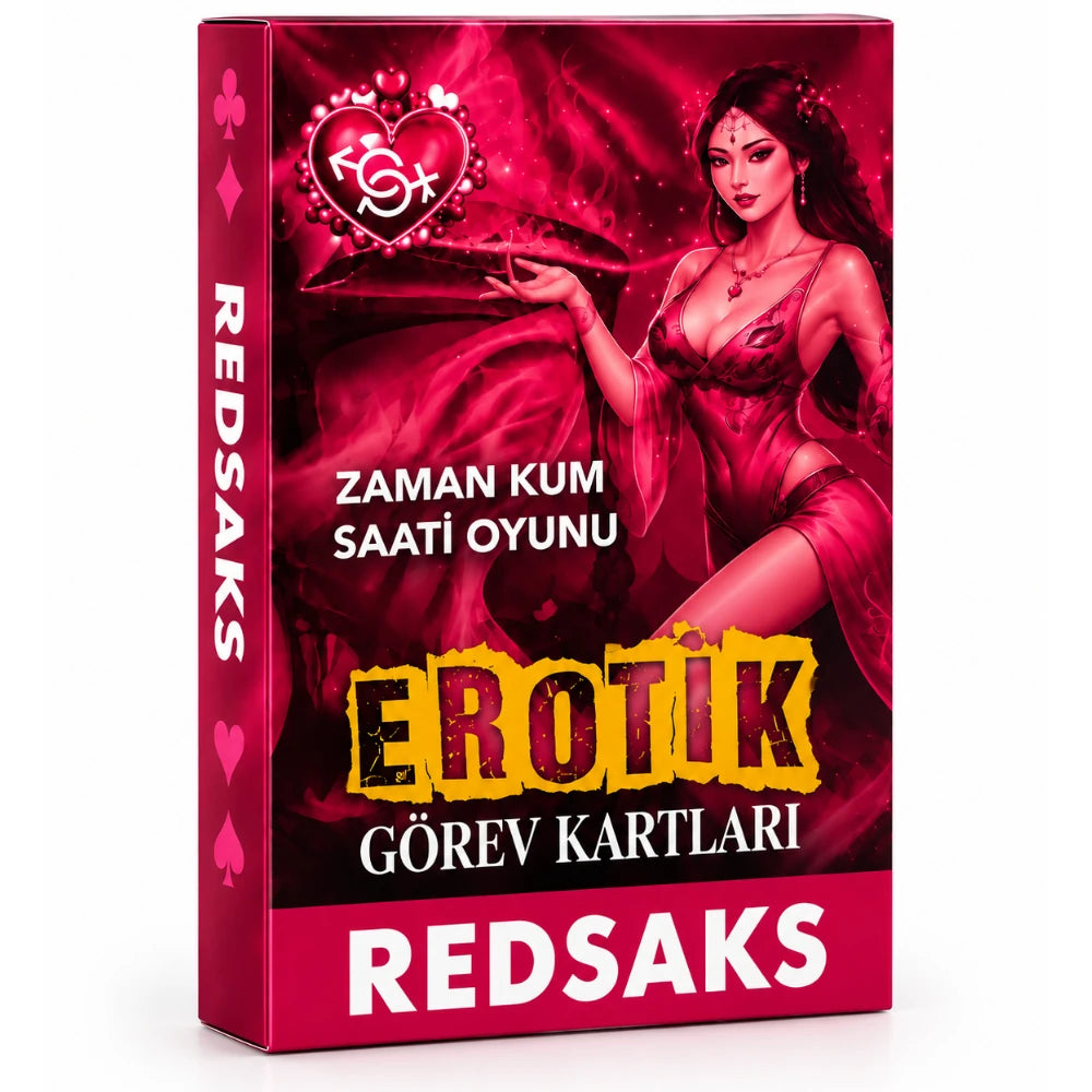 Red Saks Kum Saatli Erotik Görev Oyunu – Süreli Kartlar