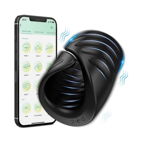 Ribbed Tunnel Titreşimli Silikon Mastürbatör – App Kontrollü