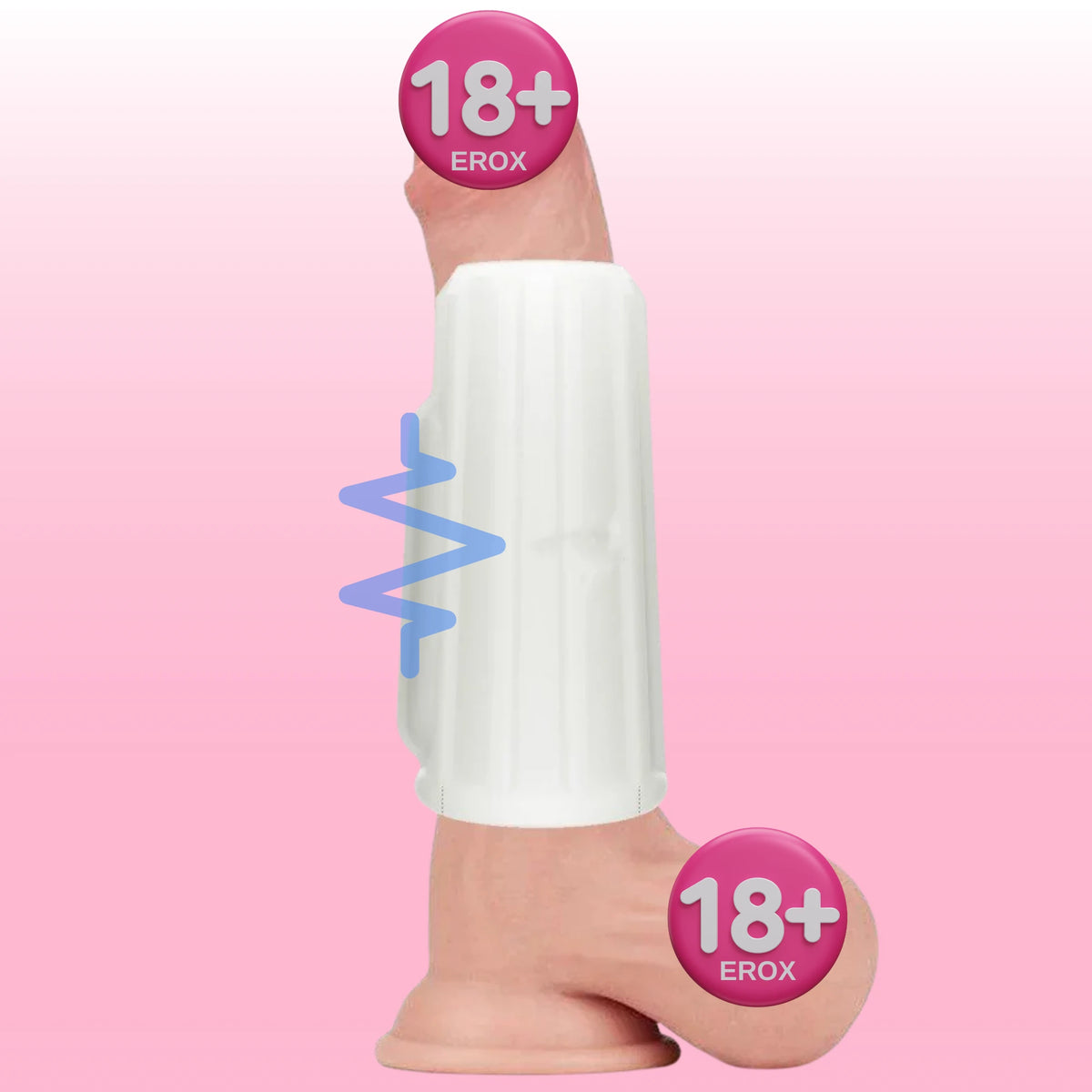 Ridge Knights Ring titreşimli penis kılıfı – görsel 1