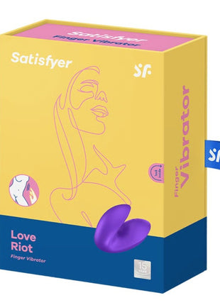 Satisfyer Love Riot Parmak Vibratör-Purple