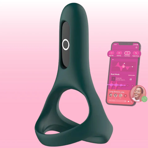 Rise Skrotum Destekli Uygulama Kontrollü Titreşimli Penis Halkası