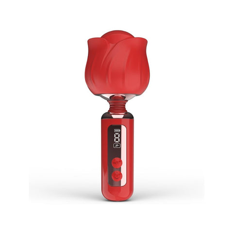 Rose Vibratör – 360° Döner Başlıklı, Dijital Ekranlı, Sessiz