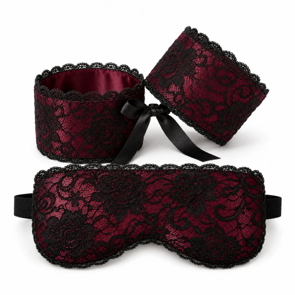 Roseberry kelepçe ve maske seti – S-M – görsel 1