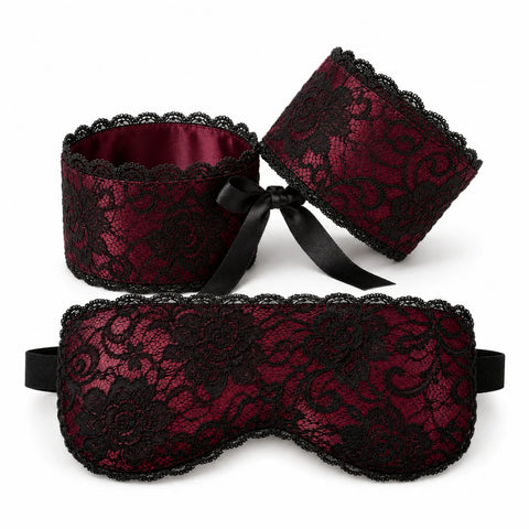 Roseberry Kelepçe ve Maskeli Fantezi Set