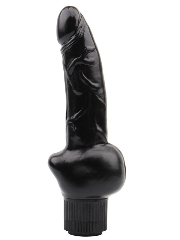 19 cm siyah damarlı vibratör – görsel 1