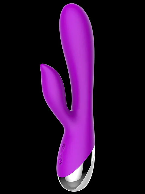Şarjlı Titreşimli Rabbit Vibratör 19,5 cm 10 Modlu – Mor