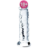 şeffaf jel dildo 18 cm – görsel 1