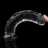 şeffaf jel dildo 18 cm – görsel 4