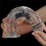 şeffaf jel dildo 18 cm – görsel 5