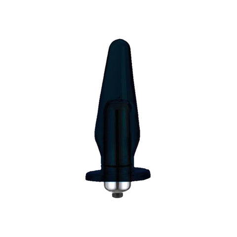 Şeffaf Silikon Mini Anal Vibratör 6 cm – Siyah
