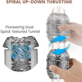 şeffaf spiral mastürbatör cup – görsel 2