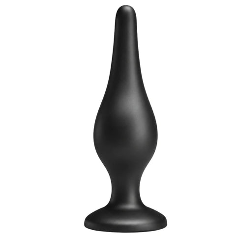 Sensitive Soft Dokulu Kademeli Anal Plug 14 cm – Siyah