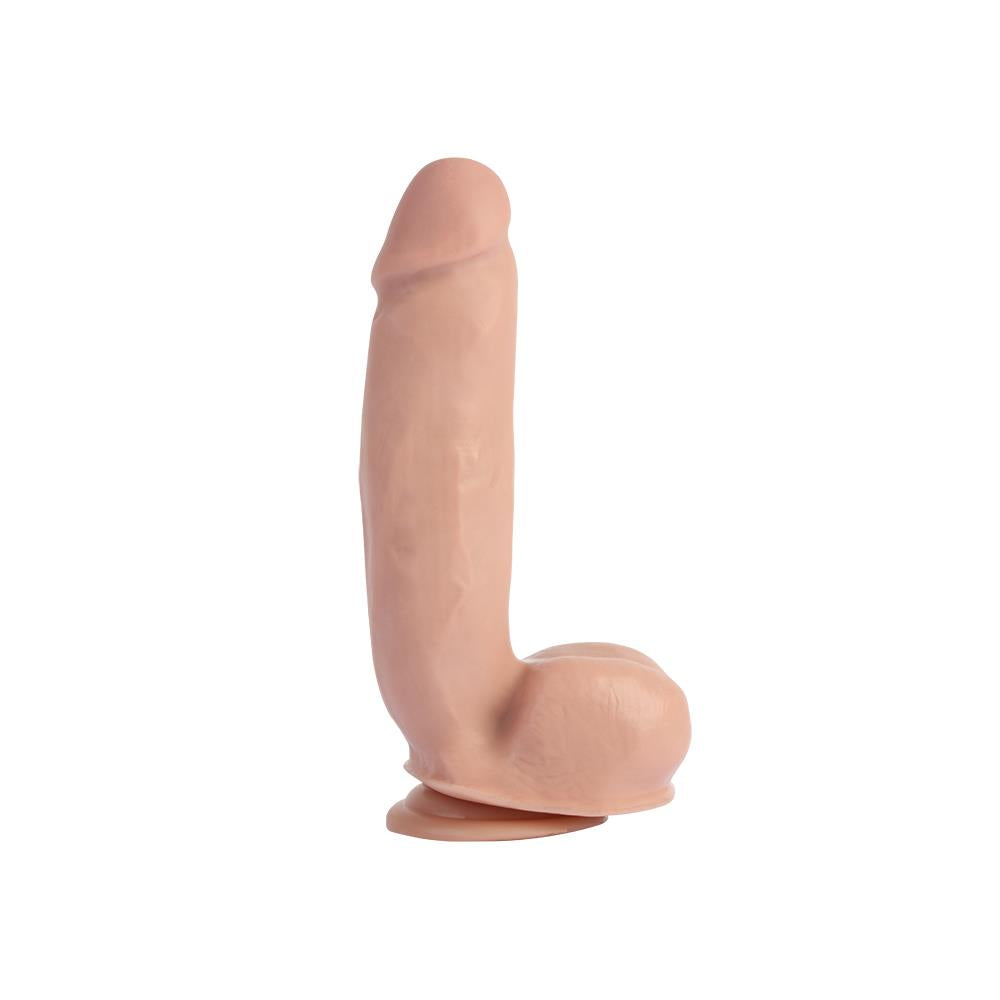 Sensualism Flesh Realistik TPE Dildo 21,1 cm – Çift Yoğunluklu, Ten Rengi