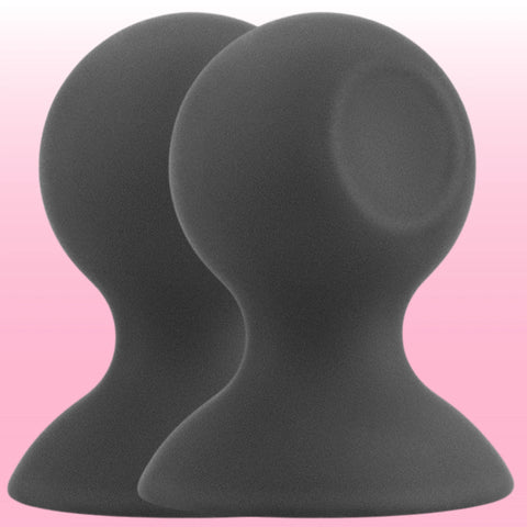 Silicone Comfort Silikon Göğüs Ucu Emici – Siyah, 2'li