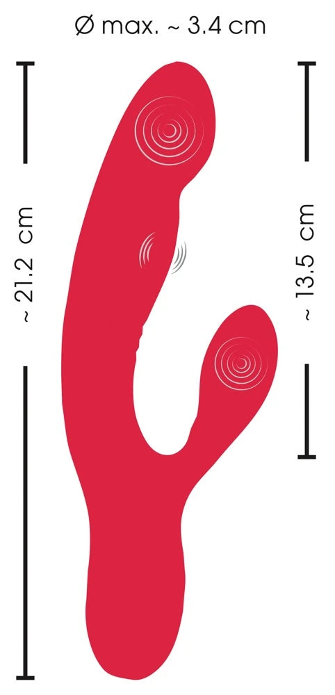 Silicone Star vurma hareketli rabbit vibratör – görsel 4