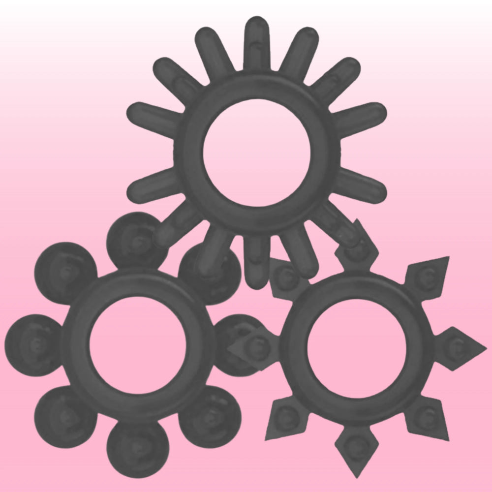 Silikon Penis Halkası Seti – 4 Parça