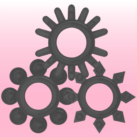 Silikon Penis Halkası Seti – 4 Parça