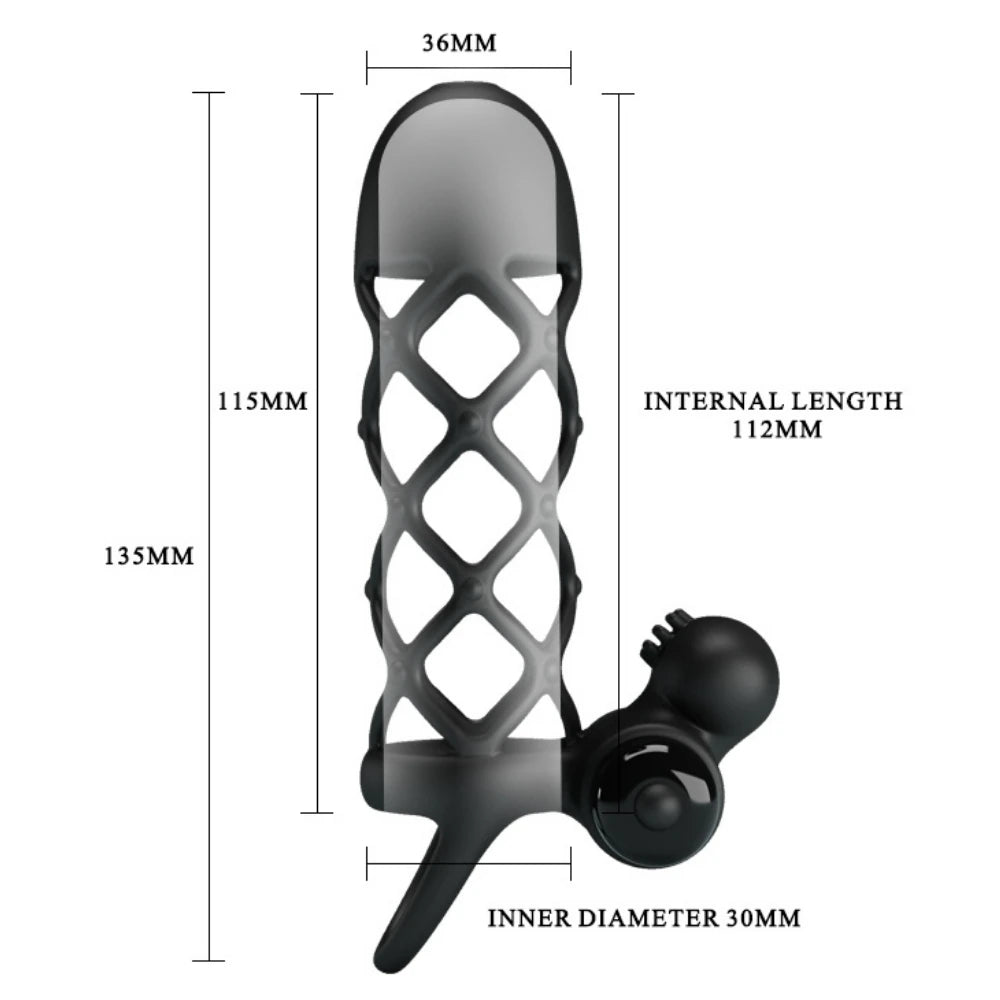 Sleeve I titreşimli penis kılıfı – görsel 5