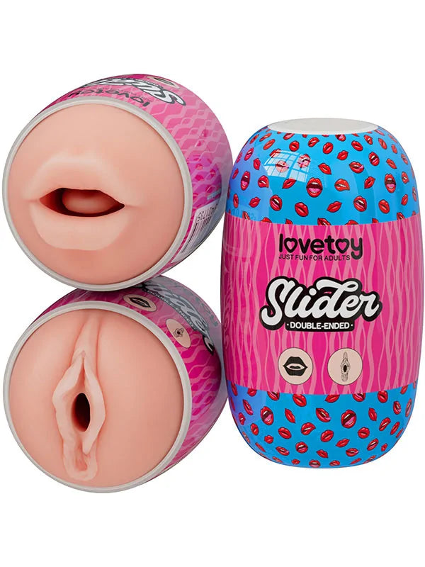Slider çift taraflı ağız ve vajina mastürbatör – görsel 2