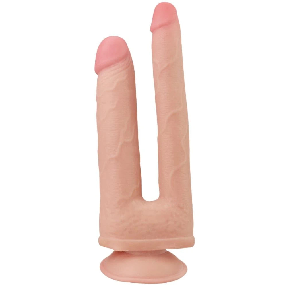 Sliding Skin çift şaftlı realistik penis – görsel 2