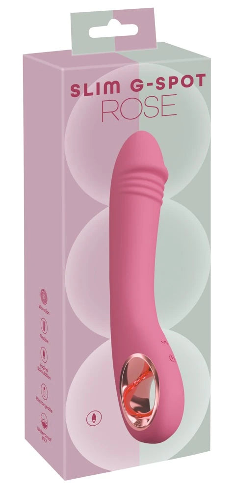 Slim G-Spot Rose vibratör – görsel 5