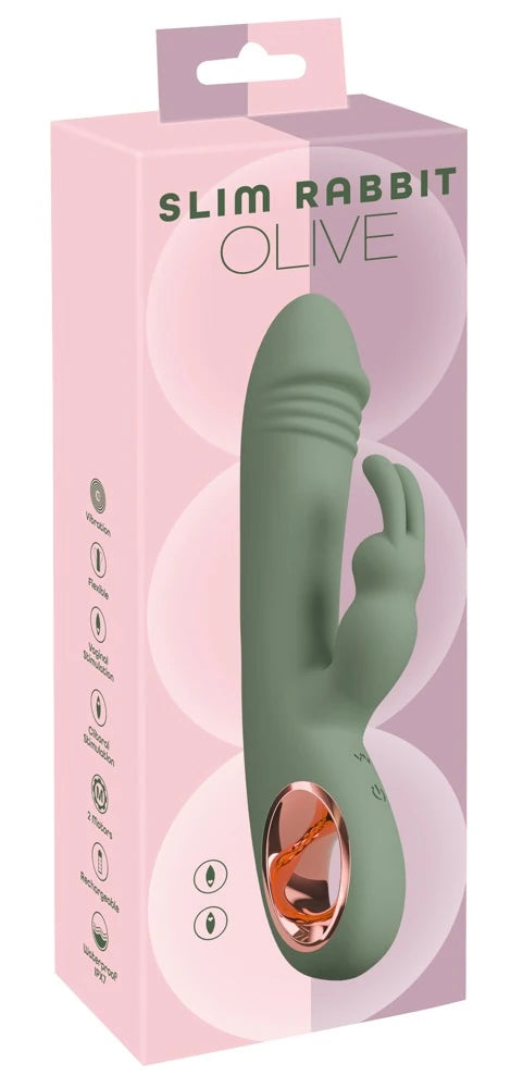 Slim Rabbit Olive tavşan vibratör – görsel 5