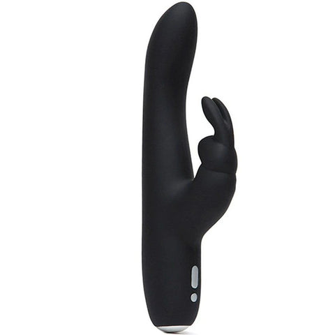 Slimline İnce Şaftlı Şarjlı Rabbit Vibratör – Siyah