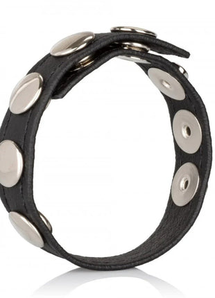 Calexotics Leather Multi-Snap Ring Deri Penis Halkası