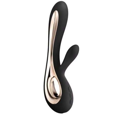 Soraya 2 G Noktası ve Klitoral Rabbit Vibratör – Siyah