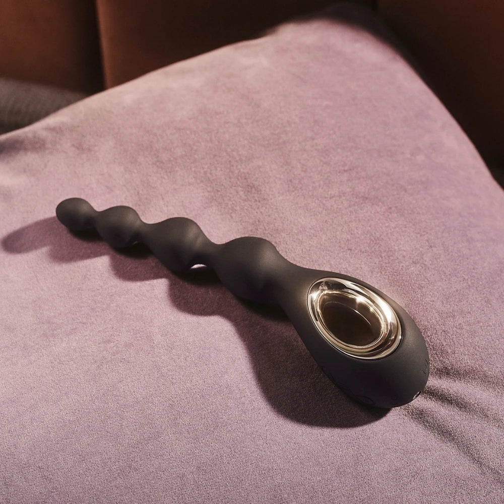 Soraya Beads titreşimli anal boncuk – Black – görsel 5