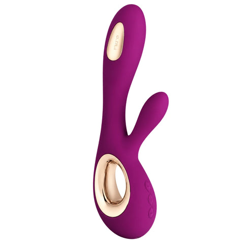 Soraya Wave Parmak Hareketli Rabbit Vibratör – Deep Rose