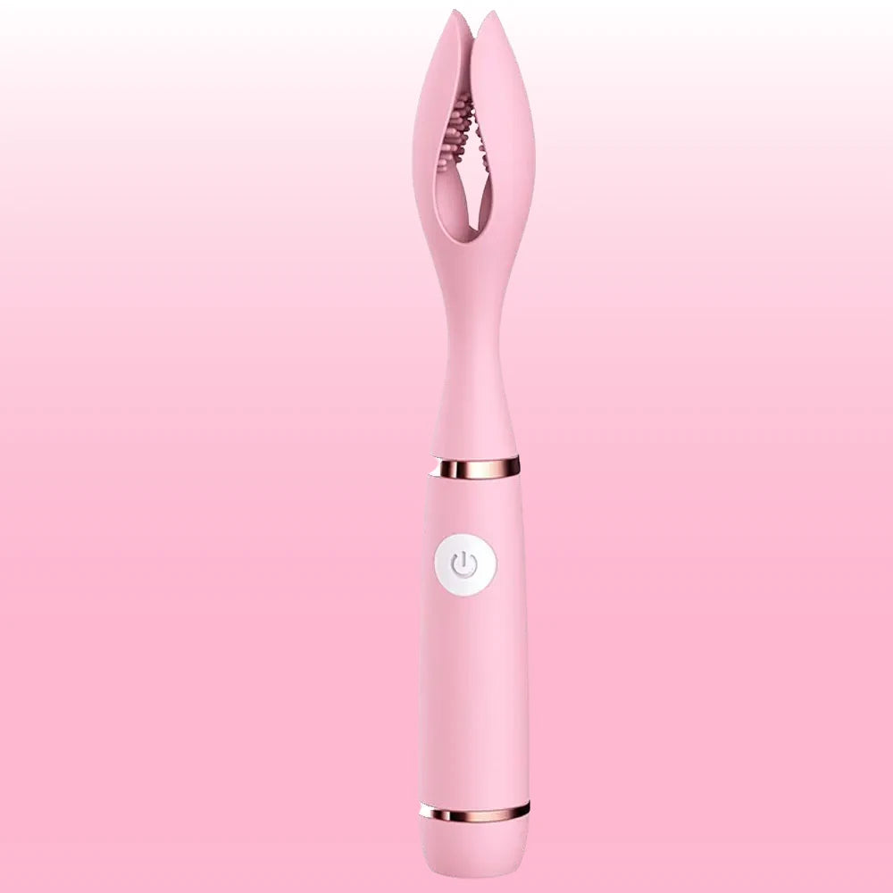 Spark G-Stimulant Yaprak Başlıklı 10 Modlu Vibratör – Pembe
