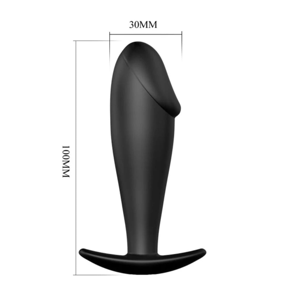 eğimli uçlu silikon anal plug – görsel 2