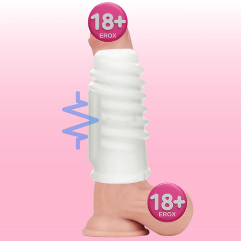 Spiral Knights Ring Titreşimli Yarım Penis Kılıfı
