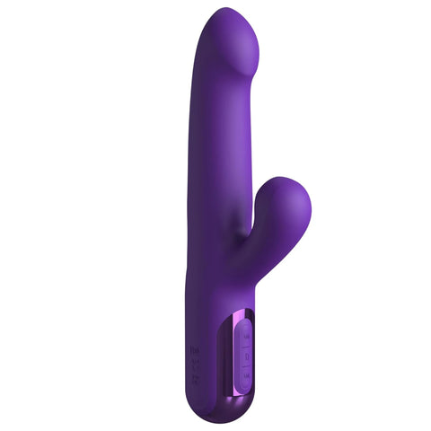 Super Sonix Thruster İleri Geri Hareketli Üç Dilli Rabbit Vibratör – Mor
