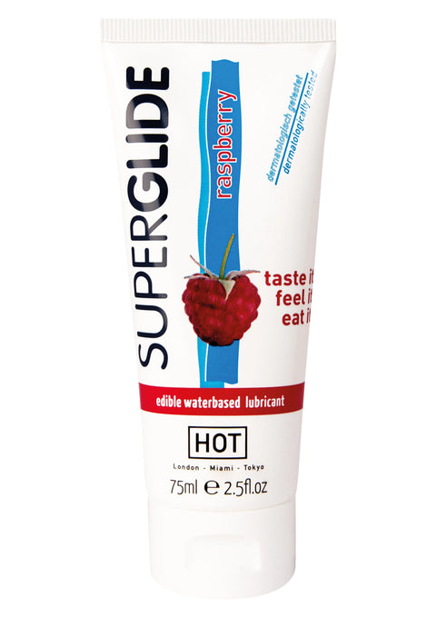 Superglide Ahududu Aromalı Yenilebilir Su Bazlı Kayganlaştırıcı 75 ml