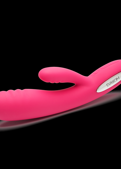 Svakom Adonis Heating Rabbit Vibratör Violet Plum Red