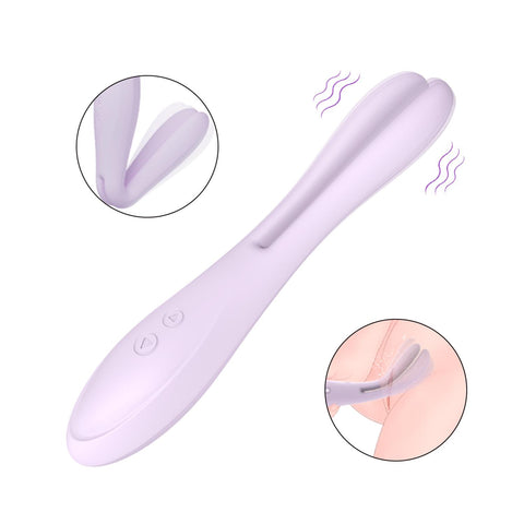 Sweet Bunny Çift Uçlu 360° Bükülebilir Vibratör – 9 Titreşim Modu