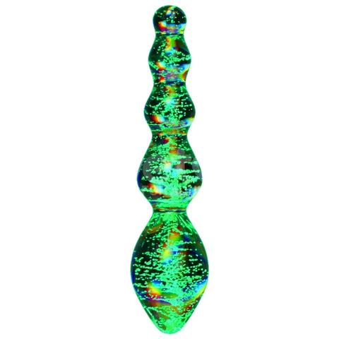 Tantalizing Orbs 5 Küreli Parıltılı Cam Anal Dildo