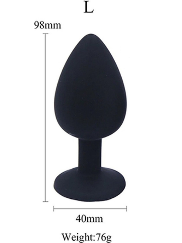 taşlı anal plug – görsel 1