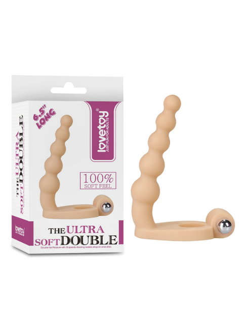 The Ultra Soft Bead – 6,5 İnç TPE Çift Penetrasyon Halkalı Vibratör
