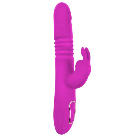 Thrusting Pearl Dönen İncili İleri Geri Hareketli Rabbit Vibratör – Pembe