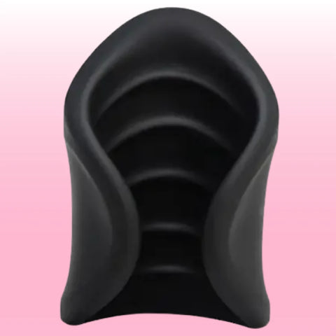 Tırtıklı Kanallı 10 Modlu Titreşimli Silikon Stroker